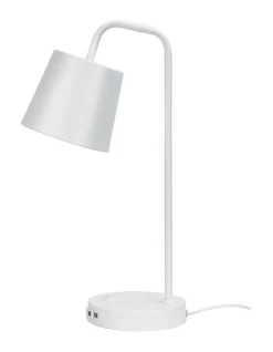 Best reviews of 🤩 Oriel Lighting Henk Desk Lamp With USB White 🎉