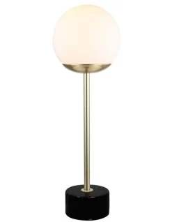 Cheapest 🤩 Oriel Lighting Milton Classic Marble Art Deco Table Lamp 🔔
