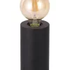 Hot Sale 🎁 Lexi Lighting Marlo Touch Table Lamp Black LED Globe Included 🥰