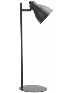 Discount 🧨 Lexi Lighting Kelvin Metal Table Desk Lamp Grey LED Globe Included 😀