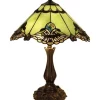 Buy 😀 G&G Bro Large Benita Leadlight Tiffany Table Lamp Jade 😀
