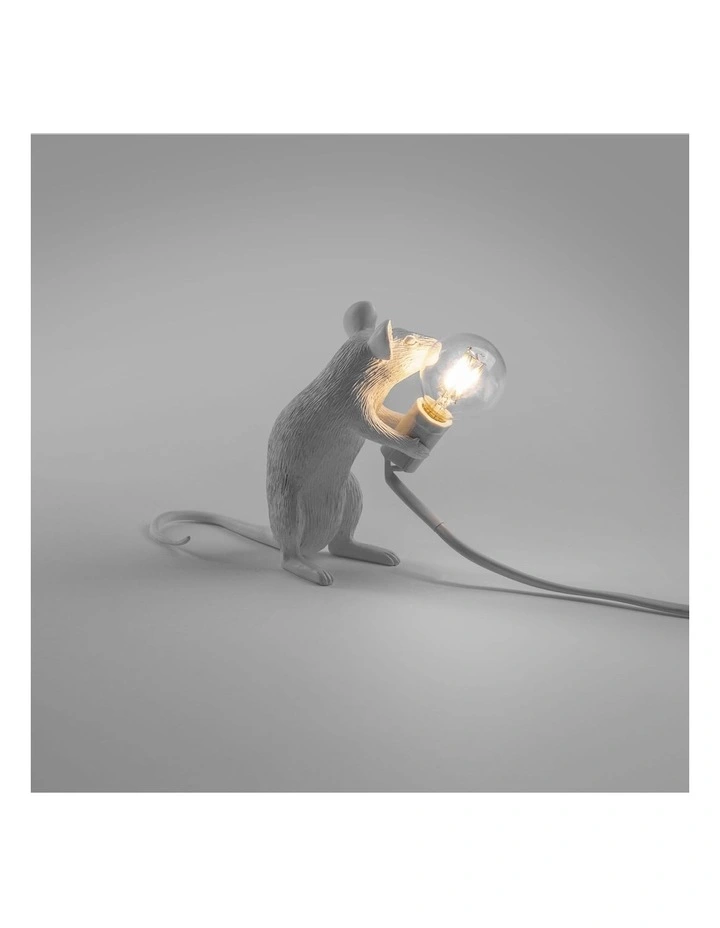 Budget β Seletti Mouse Lamp Sitting White π - Image 3
