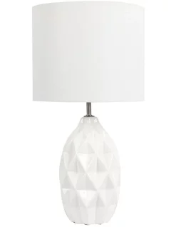 New 🥰 Oriel Lighting Jorn Ceramic Table Lamp 😉