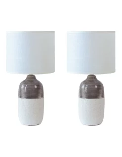 Top 10 👍 Lexi Lighting Botany Ceramic Table Lamp Set Of 2 ⭐